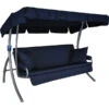 Angerer Hollywoodschaukel Trend Joy Marineblau, 3-Sitzer -Gartenbedarfsgeschäft 1690296 WE FS 001 TrendJoyHollywoodschaukel