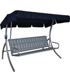 Angerer Hollywoodschaukel Trend Joy Marineblau, 3-Sitzer -Gartenbedarfsgeschäft 1690296 WE FS 003 TrendJoyHollywoodschaukel