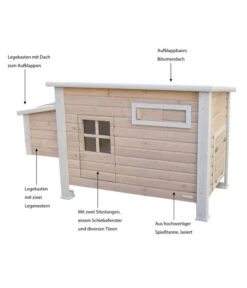 KERBL Hühnerstall Emma, Ca. B146/H85/T74 Cm 11 KERBL Hühnerstall Emma, Ca. B146/H85/T74 Cm -Gartenbedarfsgeschäft 1722214 WE IG 001 KerblHuehnerstall Emma
