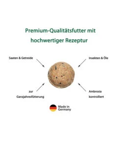 Dehner Natura Insekten-Knödel, Ohne Netz, 100 Stk. Je 100 G -Gartenbedarfsgeschäft 1728013 WE DE 002 Meisenknoedel USPGrafikInsekten