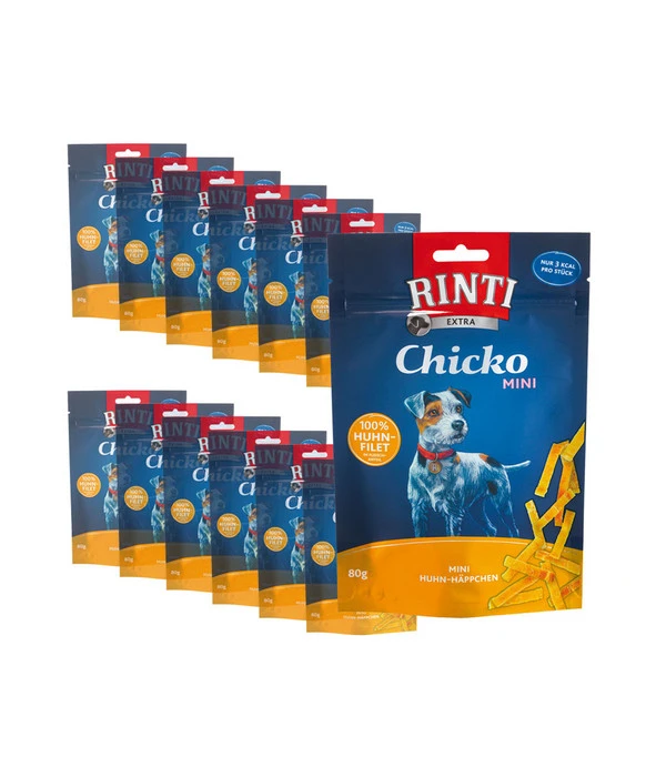 Rinti Hundesnack Chicko Menü Huhn, 12 X 80 G 3 Rinti Hundesnack Chicko Menü Huhn, 12 X 80 G