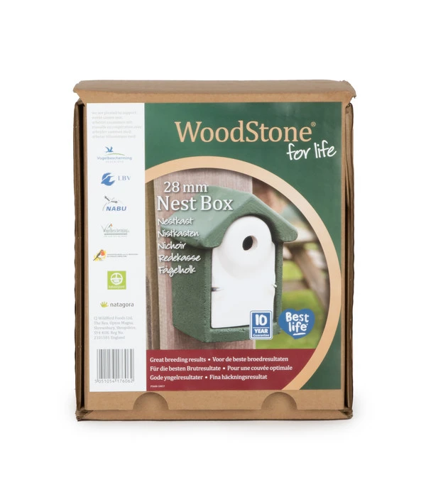 CJ Wildbird WoodStone® Nistkasten Holzbeton, Einflugloch Ca. Ø28 Mm, Grün 8 CJ Wildbird WoodStone® Nistkasten Holzbeton, Einflugloch Ca. Ø28 Mm, Grün – Bild 6