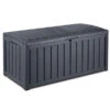 Keter Aufbewahrungsbox Glenwood, 390 Liter, Ca. B128/H61/T65 Cm -Gartenbedarfsgeschäft 2190270 WE FS 001 GlenwoodBoxAnthr