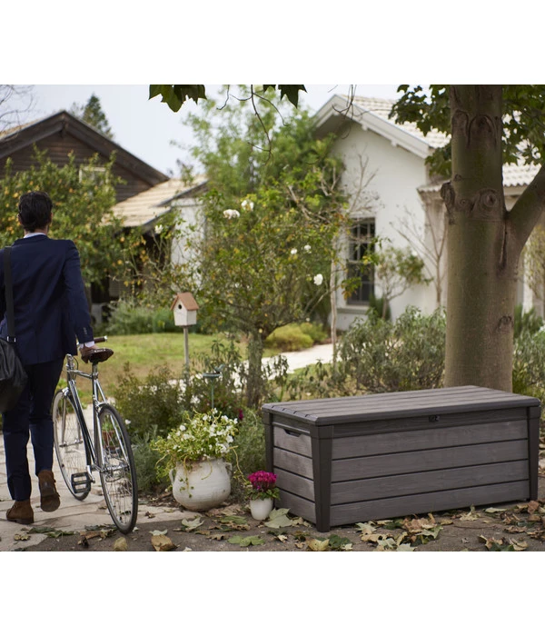 Keter Aufbewahrungsbox Brushwood, 455 Liter, Ca. B145/H60,3/T69,7 Cm 7 Keter Aufbewahrungsbox Brushwood, 455 Liter, Ca. B145/H60,3/T69,7 Cm – Bild 5