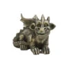 Polyresin Drache Liegend, Grau, 23 X 16 X 19 Cm -Gartenbedarfsgeschäft 2448223 WE FS 001 PolyresinDracheliegendgrau23x16x19cm