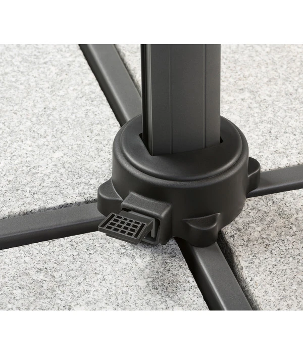 Schneider Ampelschirm Rhodos Twist, Quadratisch, Ca. B300/T300 Cm 6 Schneider Ampelschirm Rhodos Twist, Quadratisch, Ca. B300/T300 Cm – Bild 4