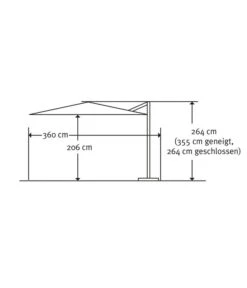 Schneider Ampelschirm Rhodos Twist, Quadratisch, Ca. B300/T300 Cm 11 Schneider Ampelschirm Rhodos Twist, Quadratisch, Ca. B300/T300 Cm -Gartenbedarfsgeschäft 2451953 WE FS 003 RhodosTwistBordeaux