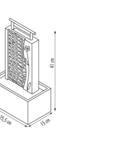 Seliger Zimmerbrunnen Guo, Schiefer -Gartenbedarfsgeschäft 2700904 WE FS 002 SeligerZimmerbrunnenGuoSchiefer