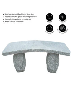 Dehner Granit-Gartenbank, Gebogen, 2-Sitzer 10 Dehner Granit-Gartenbank, Gebogen, 2-Sitzer -Gartenbedarfsgeschäft 2741668 WE IG 001 GranitGartenbankgebogen2Sitzer