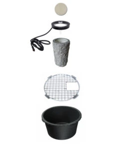 Ubbink Granit/Glas-Gartenbrunnen Las Palmas, Ca. Ø20/H50 Cm -Gartenbedarfsgeschäft 2748515 WE DE 001 UbbinkGranitGlasGartenbrunnenLasPalmas