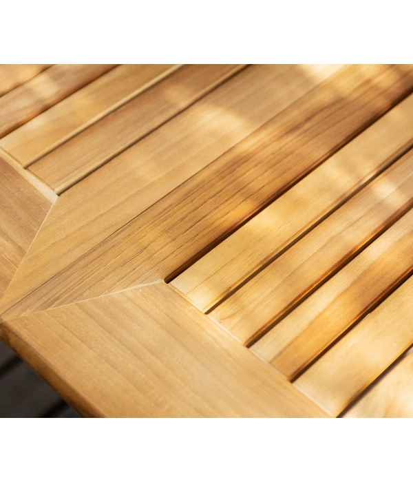 Dehner Teak-Ausziehtisch Colmar, Ca. B152-210/H76/T89 Cm 12 Dehner Teak-Ausziehtisch Colmar, Ca. B152-210/H76/T89 Cm – Bild 10