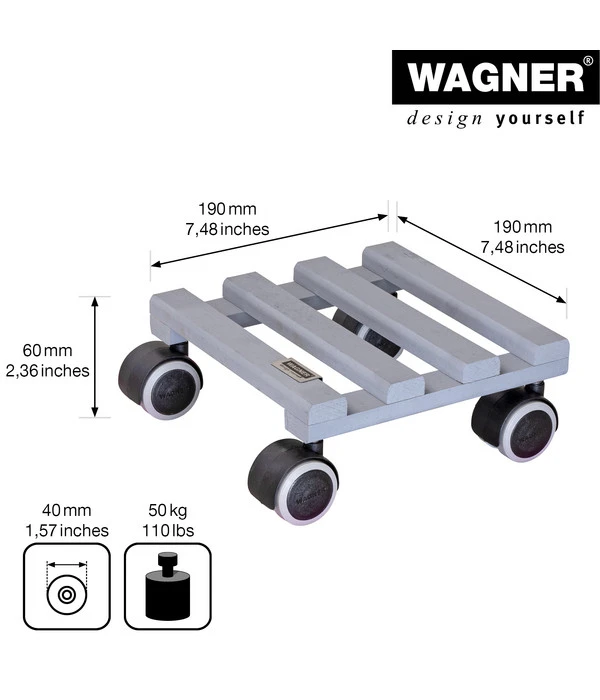 Wagner Pflanzenroller Creo, Ø 19 Cm 10 Wagner Pflanzenroller Creo, Ø 19 Cm – Bild 8