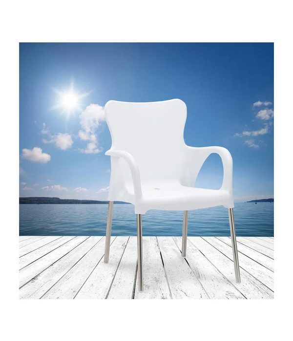 Best Alu-Stapelsessel Maui, 4er Set 5 Best Alu-Stapelsessel Maui, 4er Set – Bild 3