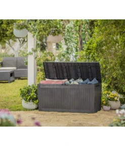 Keter Aufbewahrungsbox Comfy, 270 Liter, Ca. B116,7/H57/T44,7 Cm -Gartenbedarfsgeschäft 3128733 WE MO 003 KeterAufbewahrungsbox