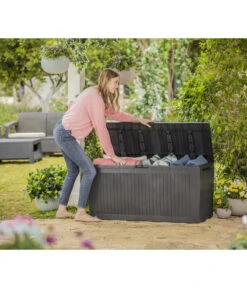 Keter Aufbewahrungsbox Comfy, 270 Liter, Ca. B116,7/H57/T44,7 Cm -Gartenbedarfsgeschäft 3128733 WE MO 004 KeterAufbewahrungsbox