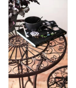 Metalltisch Antik, Ca. Ø61/H72 Cm -Gartenbedarfsgeschäft 3214889 WE DE 001 TischAntik