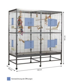 Montana Vogelvoliere Paradiso 150 -Gartenbedarfsgeschäft 3239878 WE BG 001 PPVoliereParadiso150AntikPlatinum