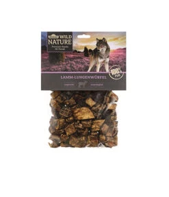 Dehner Wild Nature Hundesnack Lamm-Lungenwürfel, 200 G