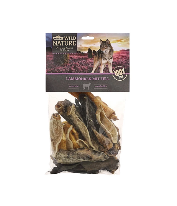 Dehner Wild Nature Hundesnack Lammohren Mit Fell, 200 G 3 Dehner Wild Nature Hundesnack Lammohren Mit Fell, 200 G