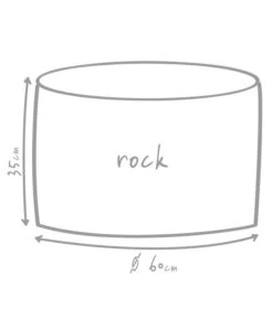 Outbag Outdoor-Sitzsack Rock Plus 7 Outbag Outdoor-Sitzsack Rock Plus -Gartenbedarfsgeschäft 3452067 WE DE 002 GlobalBeddingPlusAnthrazit