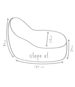 Outbag Outdoor-Sitzsack Slope XL Plus -Gartenbedarfsgeschäft 3464930 WE DE 002 SlopeXlPlusAnthrazit