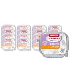 Animonda INTEGRA PROTECT Nassfutter Für Katzen Diabetes, Geflügel, 16 X 100g