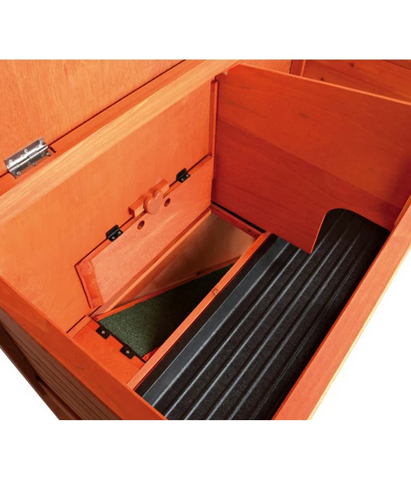 Trixie Natura Kleintierstall Mit Freilaufgehege, Braun, Ca. B104/H97/T52 Cm 6 Trixie Natura Kleintierstall Mit Freilaufgehege, Braun, Ca. B104/H97/T52 Cm – Bild 4