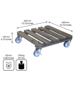 Wagner Pflanzroller, 40 X 40 Xm -Gartenbedarfsgeschäft 4006433 WE BG 003 MULTIROLLERANTHRAZIT