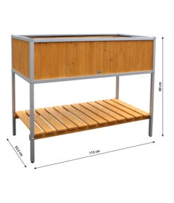 Habau Hochbeet Mit Aluminiumrahmen, Ca. B115/H89/T53,5 Cm 11 Habau Hochbeet Mit Aluminiumrahmen, Ca. B115/H89/T53,5 Cm -Gartenbedarfsgeschäft 4031183 WE BG 001 HochbeetAlu