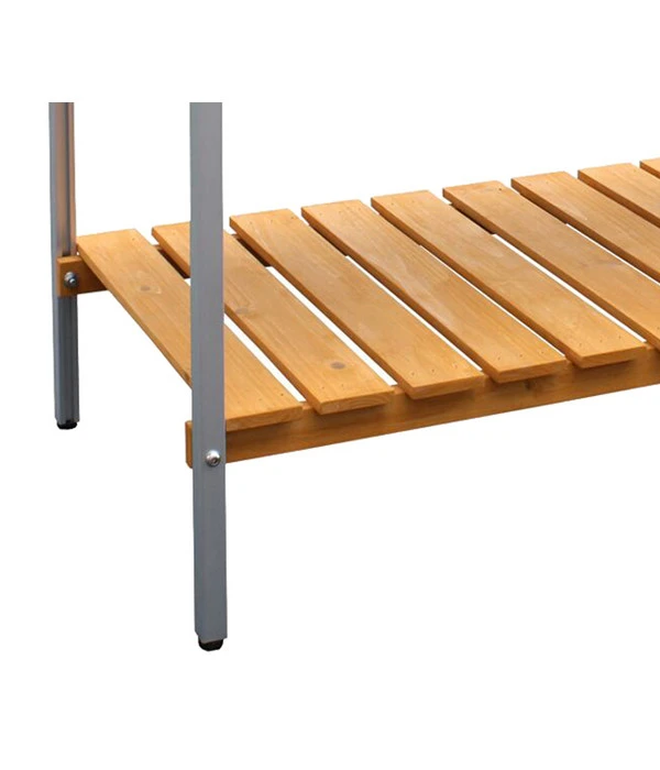 Habau Hochbeet Mit Aluminiumrahmen, Ca. B115/H89/T53,5 Cm 7 Habau Hochbeet Mit Aluminiumrahmen, Ca. B115/H89/T53,5 Cm – Bild 5