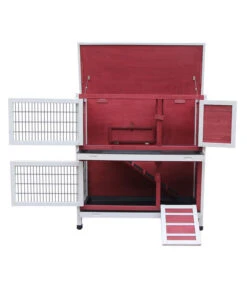 Dehner Kaninchenstall Landhaus, Ca. B114/H116/T57 Cm -Gartenbedarfsgeschäft 4050639 WE DE 002 DehnerKaninchenstallLandhaus