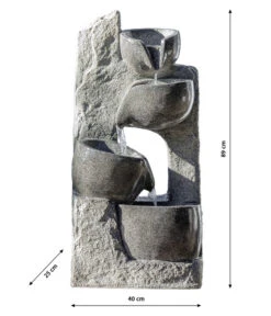 Dehner Polyresin-Gartenbrunnen Circ, Ca. H89 Cm 8 Dehner Polyresin-Gartenbrunnen Circ, Ca. H89 Cm -Gartenbedarfsgeschäft 4079794 WE DE 001 DehnerPolyresinGartenbrunnenCircOutdoorbrunnen