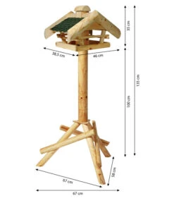Dehner Natura Futterhaus Annika, Inkl. Ständer, Ca. B67/H135/T58 Cm -Gartenbedarfsgeschäft 4099511 WE BG 001 DehnerNaturaFutterhausAnnikaInklStaender