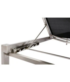 Best Rollliege Marbella, Edelstahl, Schwarz, Ca. B67/H33/T200 Cm -Gartenbedarfsgeschäft 4109609 WE DE 001 BestRollliegeMarbellaEdelstahlSchwarz