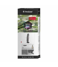 AeroCover Ampelschirmhülle Für Schirme M. Gebogenem Rohr Ø 350 Cm -Gartenbedarfsgeschäft 4123881 WE DE 001 AtmungsaktiveSchutzhuellefuerAmpelschirmeH250x85cm35m