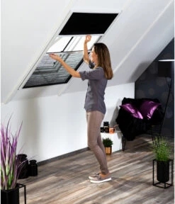 Hecht Kombi-Dachfenster-Plissee, Ca. B110/H160 Cm -Gartenbedarfsgeschäft 4144168 4144176 WE MO 010 HechtKombiDachfenster