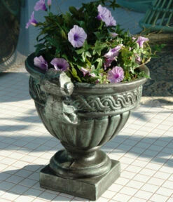 Roto Kunststoff-Pflanztopf Vase S, Bronze, Ca. Ø37/H39,5 Cm -Gartenbedarfsgeschäft 4147658 WE MO 001 RotoTopfVaseS