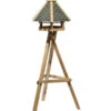 Dehner Natura Futterhaus Achensee, Inkl. Ständer, Ca. B68/H148/T62 Cm -Gartenbedarfsgeschäft 4150736 WE FS 001 DehnerNaturaVogelhaus