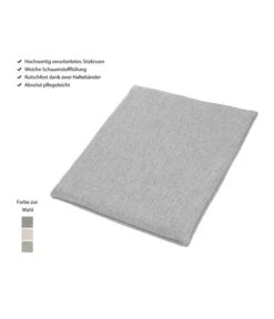 Dehner Balkonkissen Nick, Ca. B40/H5/T45 Cm -Gartenbedarfsgeschäft 4174579 WE IG 001 DehnerBalkonkissenNickGruen