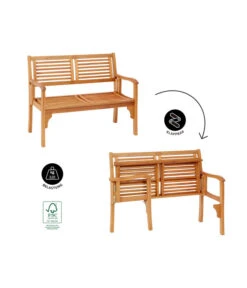 Dehner Klappbank Douglas, 2-Sitzer -Gartenbedarfsgeschäft 4216784 WE IG FS 001 DehnerKlappbankDouglas2Sitzer