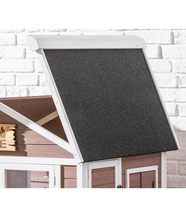 Dehner Nagerheim Happy Home Castel, Braun, Ca. B106/H108/T103 Cm 9 Dehner Nagerheim Happy Home Castel, Braun, Ca. B106/H108/T103 Cm – Bild 7