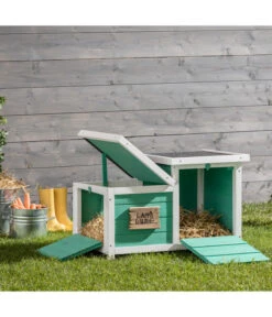 Dehner Nagerschlafhaus Happy Home Teatro, Türkis -Gartenbedarfsgeschäft 4261608 WE M 002 DehnerNagerschlafhausTeatro