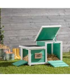 Dehner Nagerschlafhaus Happy Home Teatro, Türkis -Gartenbedarfsgeschäft 4261608 WE M 006 DehnerNagerschlafhausTeatro