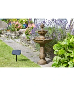 Smart Solar Polyresin-Gartenbrunnen Kingsbury Mit Solar, Ca. Ø48,3/H97,8 Cm -Gartenbedarfsgeschäft 4288502 WE MO 001 Polyresin GartenbrunnenKingsburymitSolarOutdoorbrunnenWasserspielSpringbrunnen