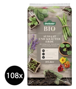 Dehner Bio Aussaat- Und Kräutererde, 108 X 18 Liter