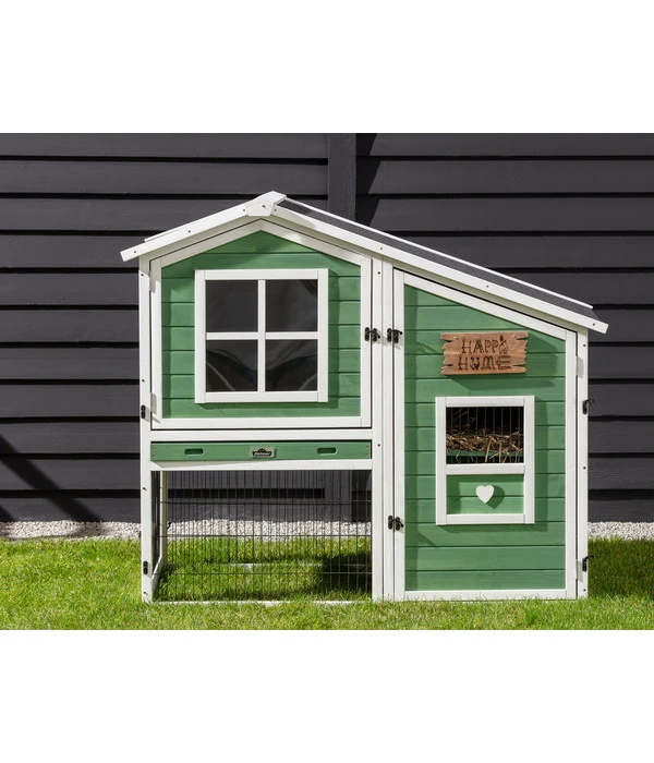 Dehner Nagerheim Happy Home Tempio, Ca. B140/H120/T78 Cm 6 Dehner Nagerheim Happy Home Tempio, Ca. B140/H120/T78 Cm – Bild 4