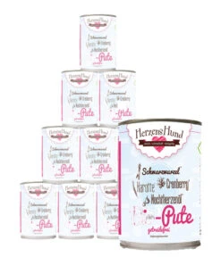 HerzensHund Ergänzungsfutter Für Hunde Bio-Pute Mit Bio-Karotte, Getreidefrei