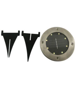 Dehner Solar-Bodenleuchte Skiva, Ca. Ø12/H13 Cm -Gartenbedarfsgeschäft 4494795 WE FS 003 DehnerSolarBodenleuchteSkiva