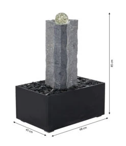 Dehner Granit-Gartenbrunnen Beata, Ca. B68/H85/T45 Cm -Gartenbedarfsgeschäft 5162235 WE BG 001 GranitBeataBrunnen