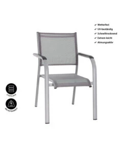 Dehner Balkon-Stapelstuhl Dallas -Gartenbedarfsgeschäft 5302070 WE IG 001 DehnerBalkon StapelstuhlDallas